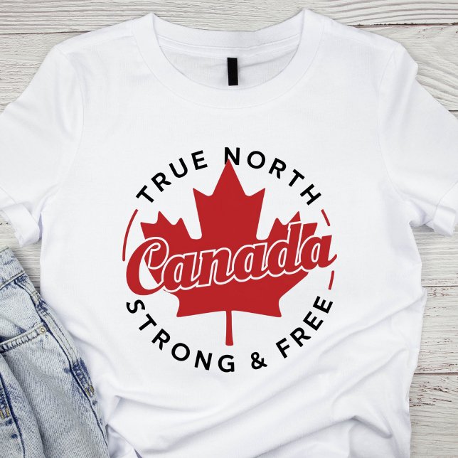 T-shirt Véritable Nord Fort et Canada libre (Créateur téléchargé)