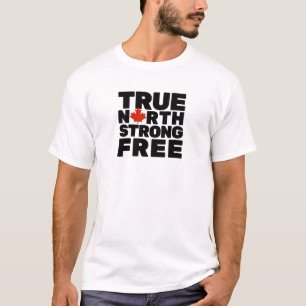 T-shirt Véritable Nord Fort et libre