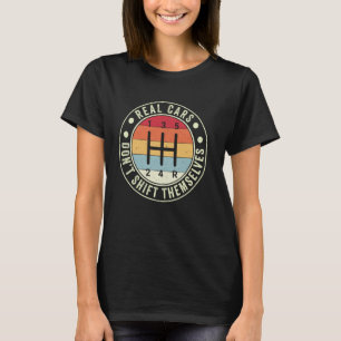T-shirt Véritables voitures ne se déplacent pas 5 vitesse 