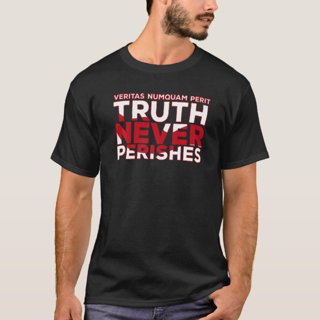 T-shirt Veritas Numquam Perit  Truth Never Perishes Fot Me (Devant)