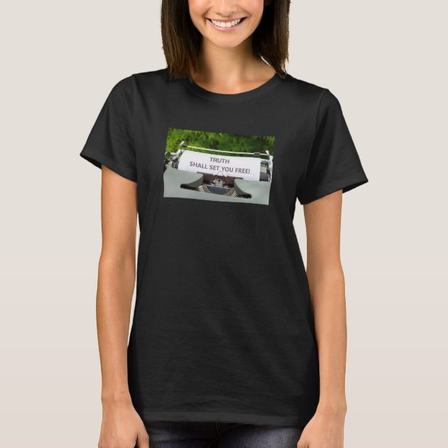 T-shirt Vérité (sombre) (Devant)