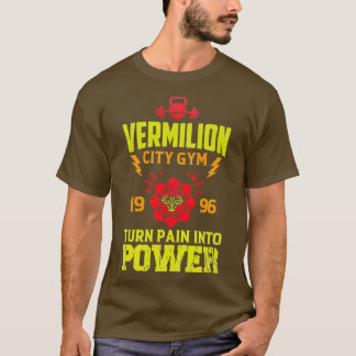 T-shirt Vermilion City Gym Transforme La Douleur En Puissa