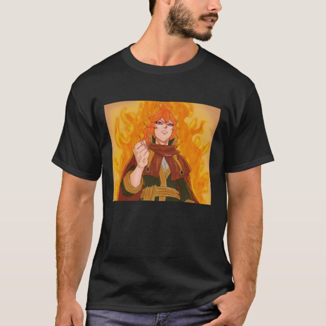 T-shirt Vermilion de Mereoleona - Cabot noir (Devant)
