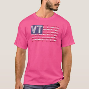 T-shirt Vermont Accueil État VT Drapeau américain Patrioti