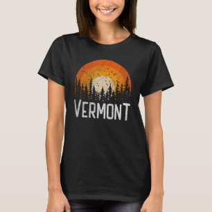 T-shirt Vermont Chemise Rétro Style Vintage les années 70