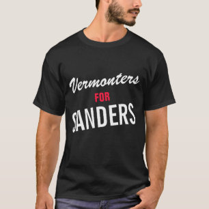 T-SHIRT VERMONTERS POUR SANDERS - CONCEPTION DE TEXTE MODÈ