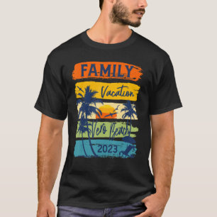 T-shirt Vero Beach 2023 Florida Vacation Matching Famille 