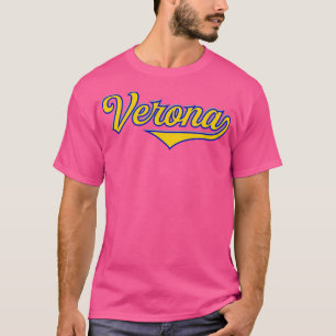T-shirt Vérone Ville Italia Italie Sports Vintages Typogra