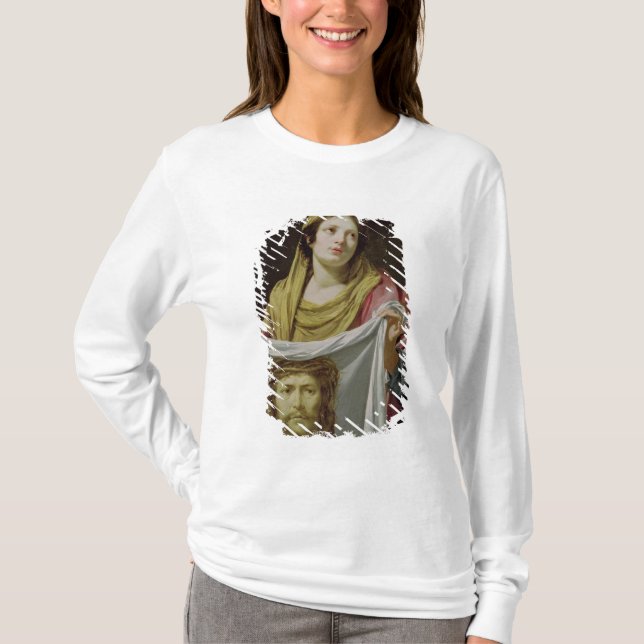 T-shirt Veronica de St tenant le linceul saint (Devant)