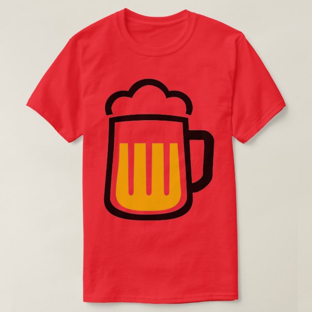 T-shirt Verre à bière (Design devant)