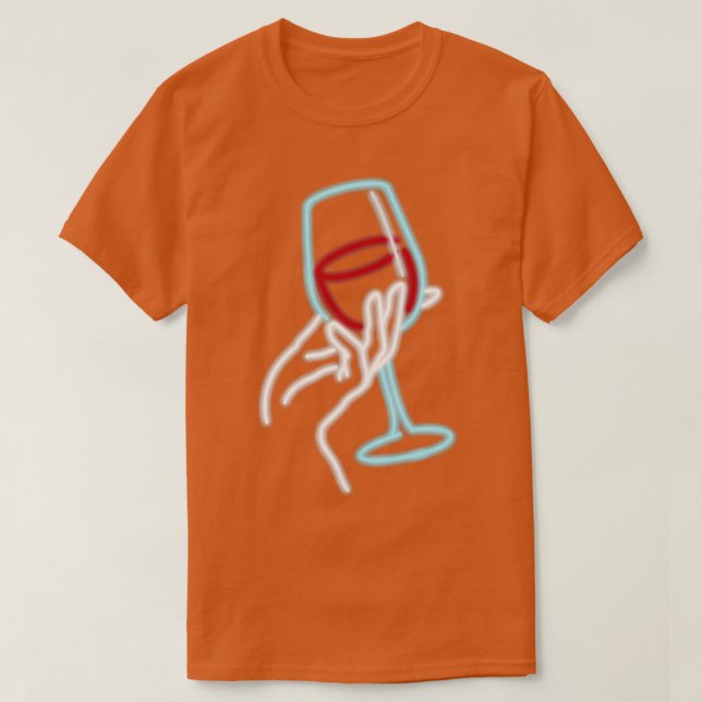 T-shirt Verre à vin Nyon (Design devant)