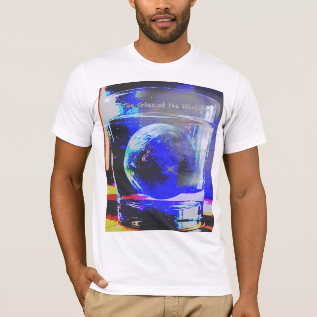 T-shirt Verre avec le monde (Devant)