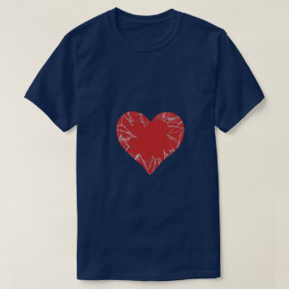 T-shirt Verre brisé Coeur brisé