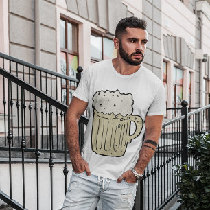 T-shirt Verre de Bière Pub Boisson