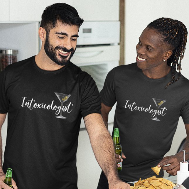 T-shirt Verre de cocktail de l'intoxicologue Martini (Créateur téléchargé)