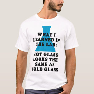 T-shirt Verre de laboratoire