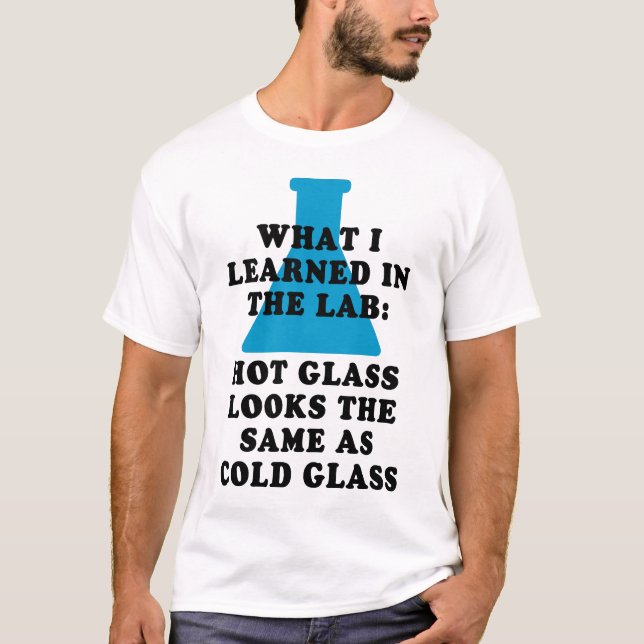 T-shirt Verre de laboratoire (Devant)