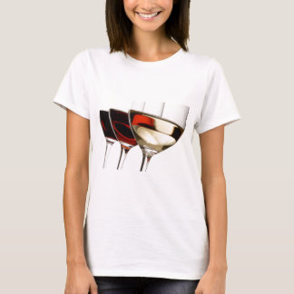 T-shirt Verre de vin
