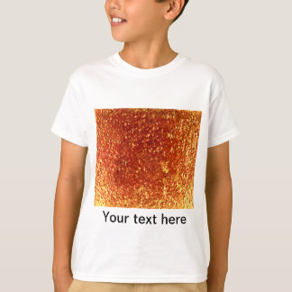 T-shirt Verre fondu doré