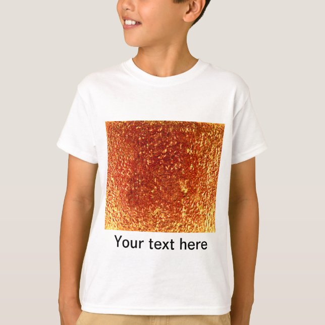 T-shirt Verre fondu doré (Devant)
