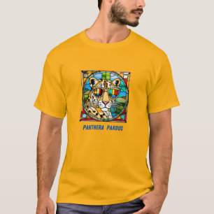 T-shirt Verre léopard