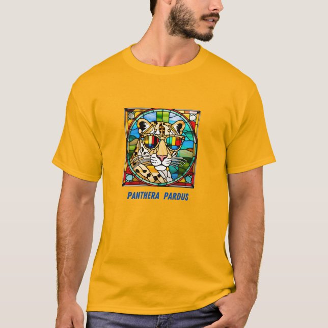 T-shirt Verre léopard (Devant)