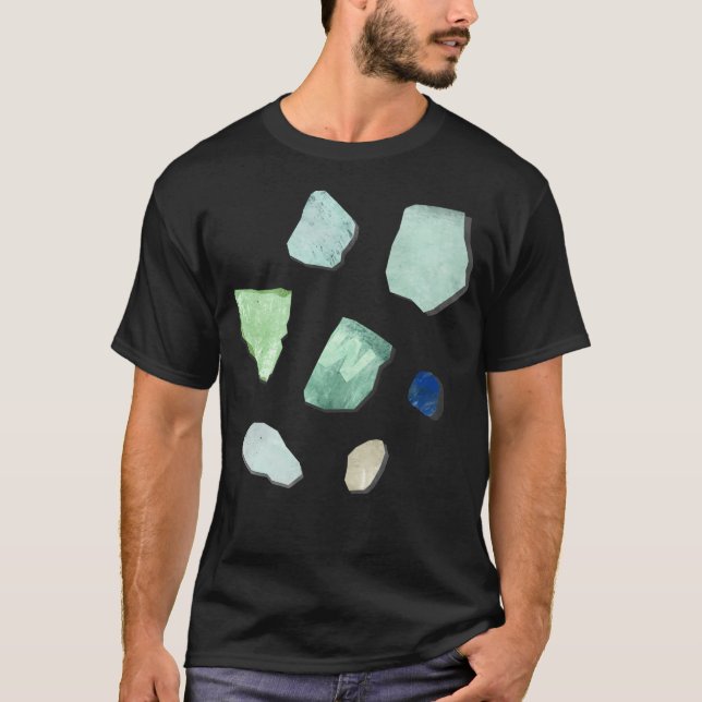 T-shirt Verre marin (Devant)