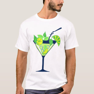 T-shirt verre mojito morito alcool apero cocktail