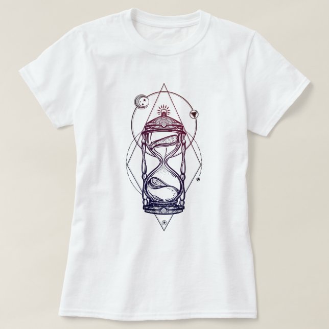 T-shirt Verre Sacré Géométrie (Design devant)