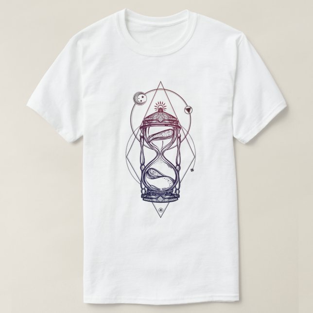 T-shirt Verre Sacré Géométrie (Design devant)