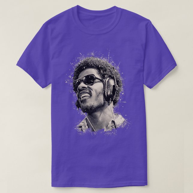 T-shirt Verre solaire Stevie Wonder (Design devant)