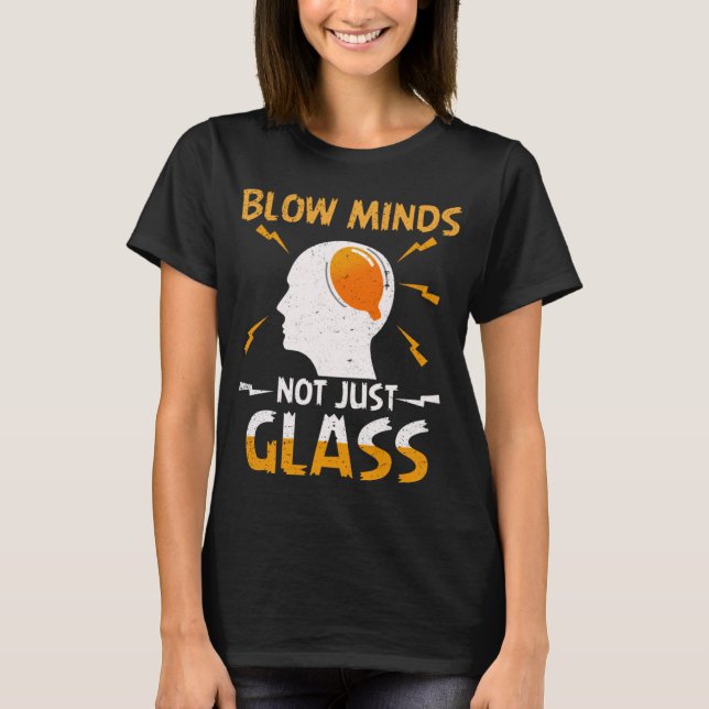 T-shirt Verre soufflante Glassblower Gl (Devant)