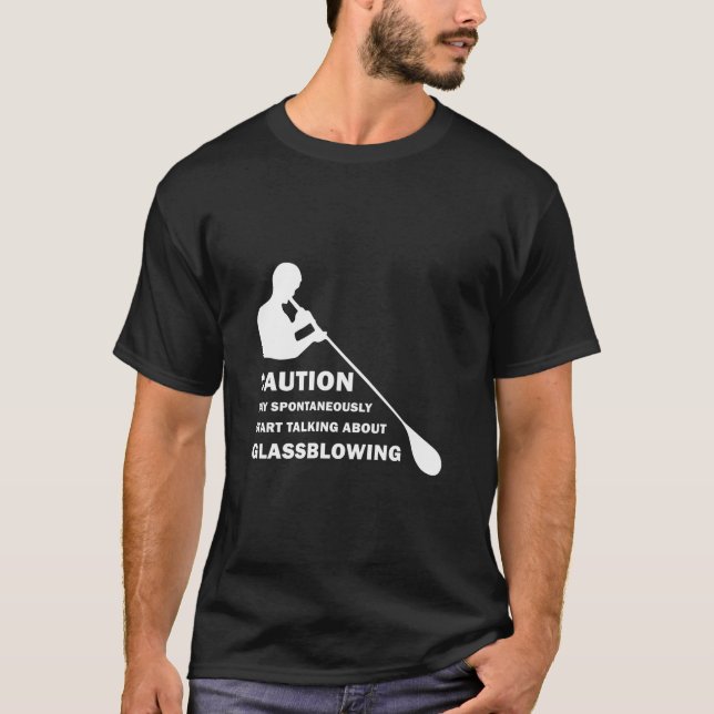 T-shirt Verre Soufflé Drôle (Devant)