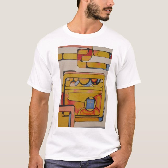 T-shirt "Verre souillé pour Duchamp " (Devant)