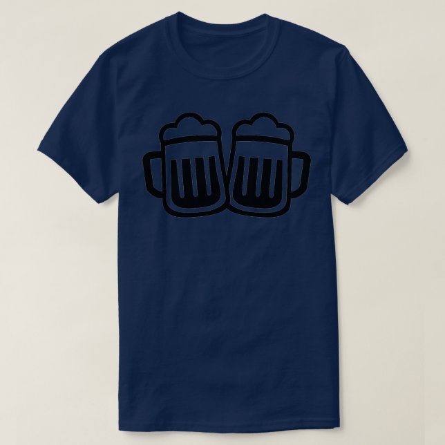 T-shirt Verres à bière (Design devant)