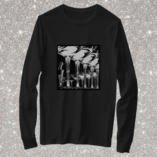 T-shirt Verres à Champagne (Créateur téléchargé)