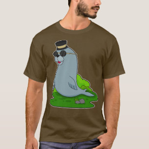 T-shirt Verres à soleil de phoque Cylindre