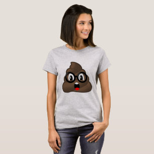 T-shirt Verres étonnés Emoji de dunette