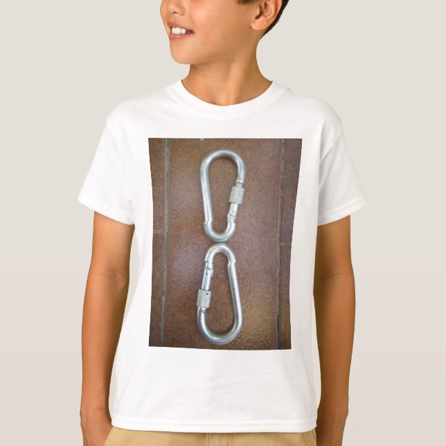 T-shirt Verrouillage : Conception de serrure de carabiner  (Devant)