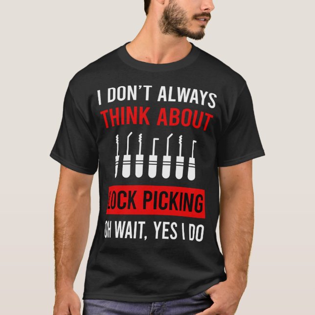 T-shirt Verrouillage cueillette Lockcueillette Locksmith (Devant)
