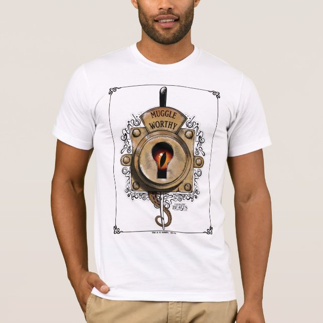 T-shirt Verrouillage MUGGLE WORTHY™ (Devant)