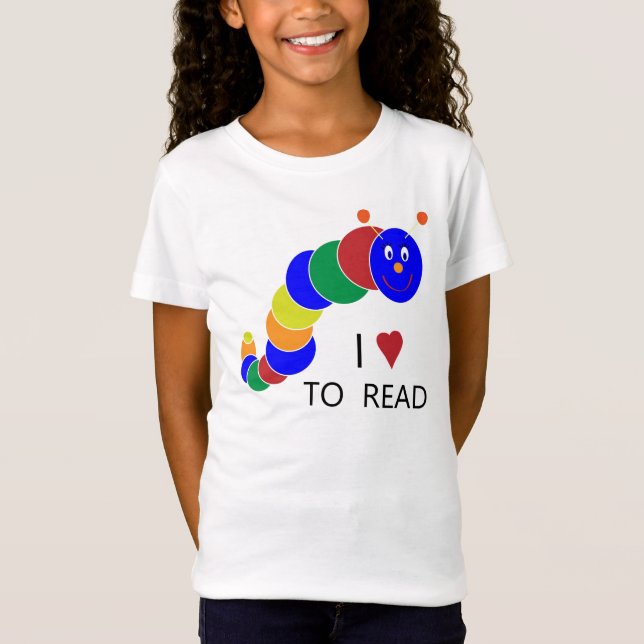 T-Shirt Vers de livre (Devant)