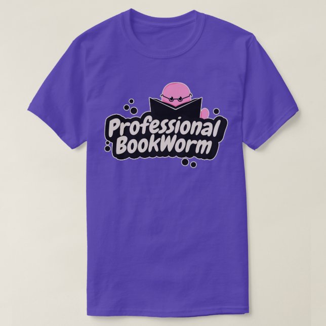 T-shirt Vers de livre professionnel (Design devant)