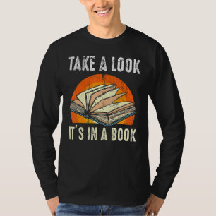 T-shirt Vers De Livres Lecture Regardez Son Dans Un Livre