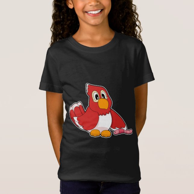T-Shirt Vers de perroquet (Devant)