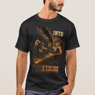 T-shirt Vers la liberté Locomotive à vapeur américaine Pat