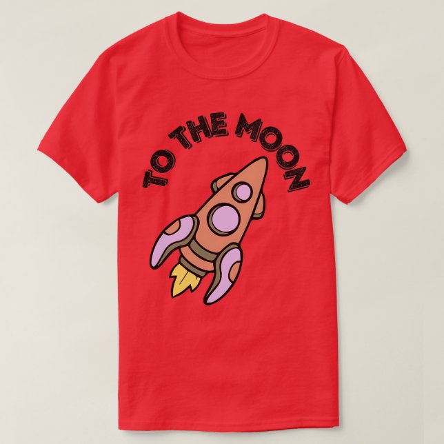 T-shirt Vers la Lune 9 (Design devant)