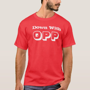T-shirt Vers le bas avec OPP