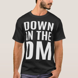 T-shirt Vers le bas dans la diapositive DM inspirée par DM