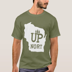 T-shirt Vers le nord WisconsinYooper vers le nord